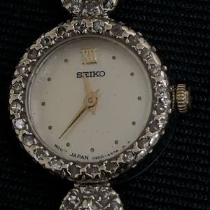 Ladies Seiko 14K White Gold Watch